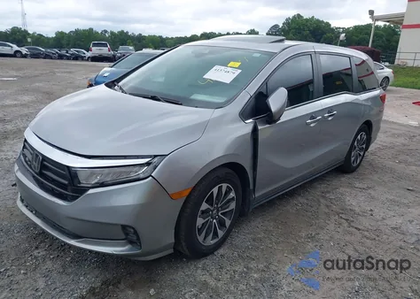 2022 Honda Odyssey Ex-L z USA, uszkodzony, nr VIN 5FNRL6H72NB045078